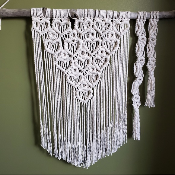 Heart Macrame Wall Hanging 🤍 - Picture 4 of 4